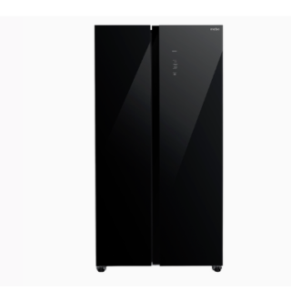 Refrigerador Side by Side No Frost 631 L Brutos Black Glass Mabe - MSC631LKLNG0