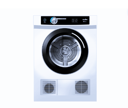 Secadora Carga Frontal Eléctrica 10kg Blanco Mabe - SEM010VBCL0